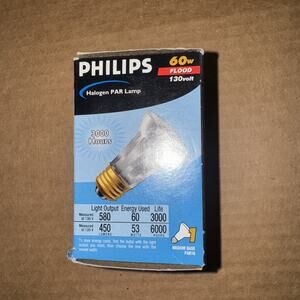PHILIPS HALOGEN FLOOD LIGHT 130 Volt 60W PAR38/3000HOURS